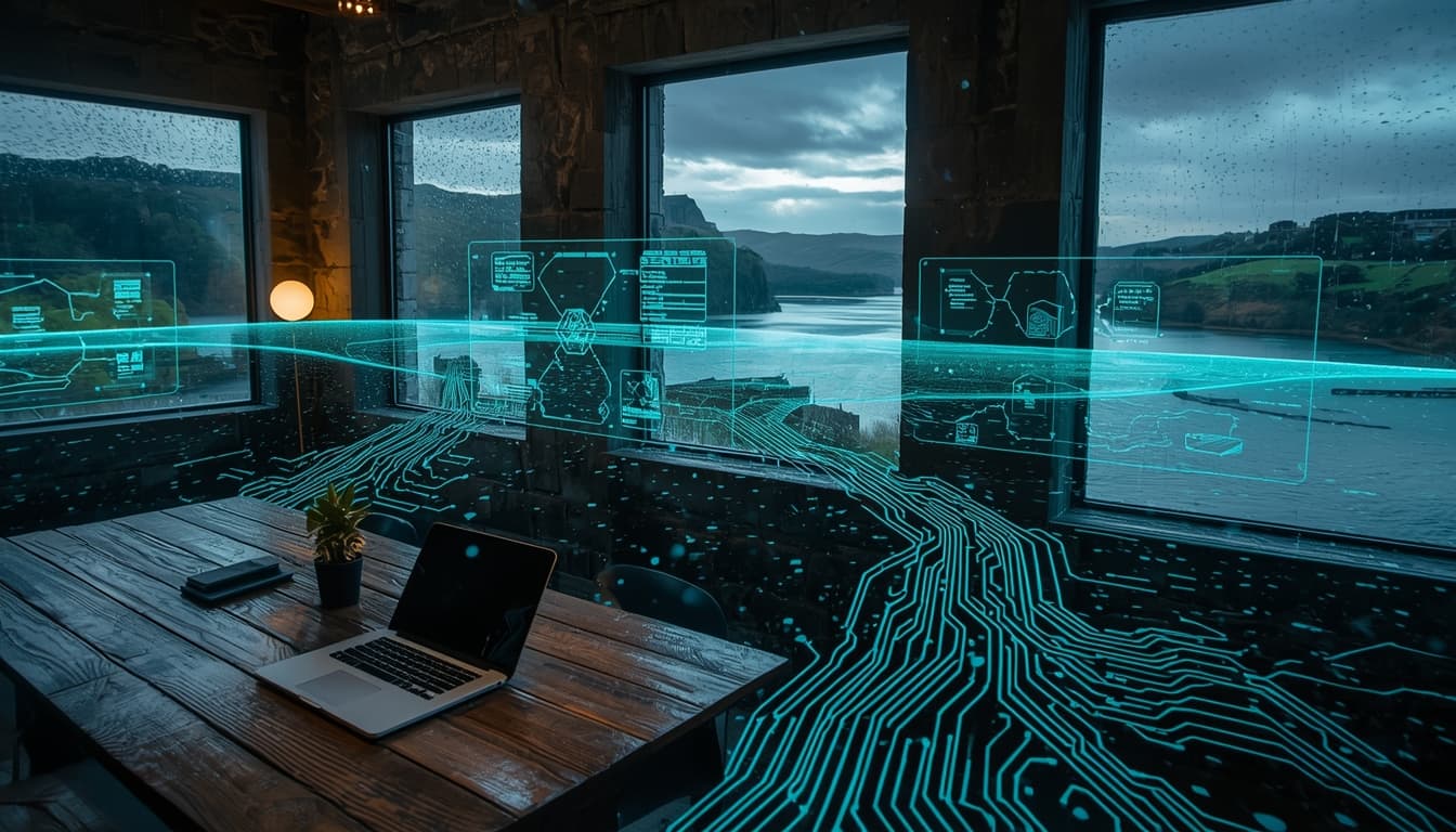 Intelligent automation workflow for a North Wales business