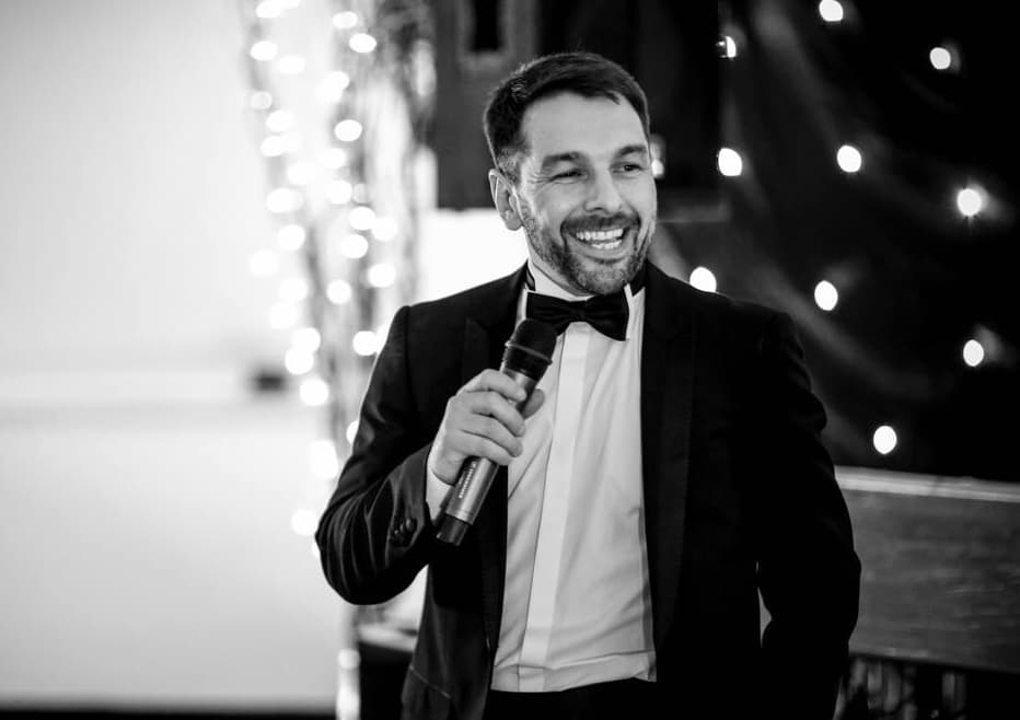 Gary Cheers presenting at a business event